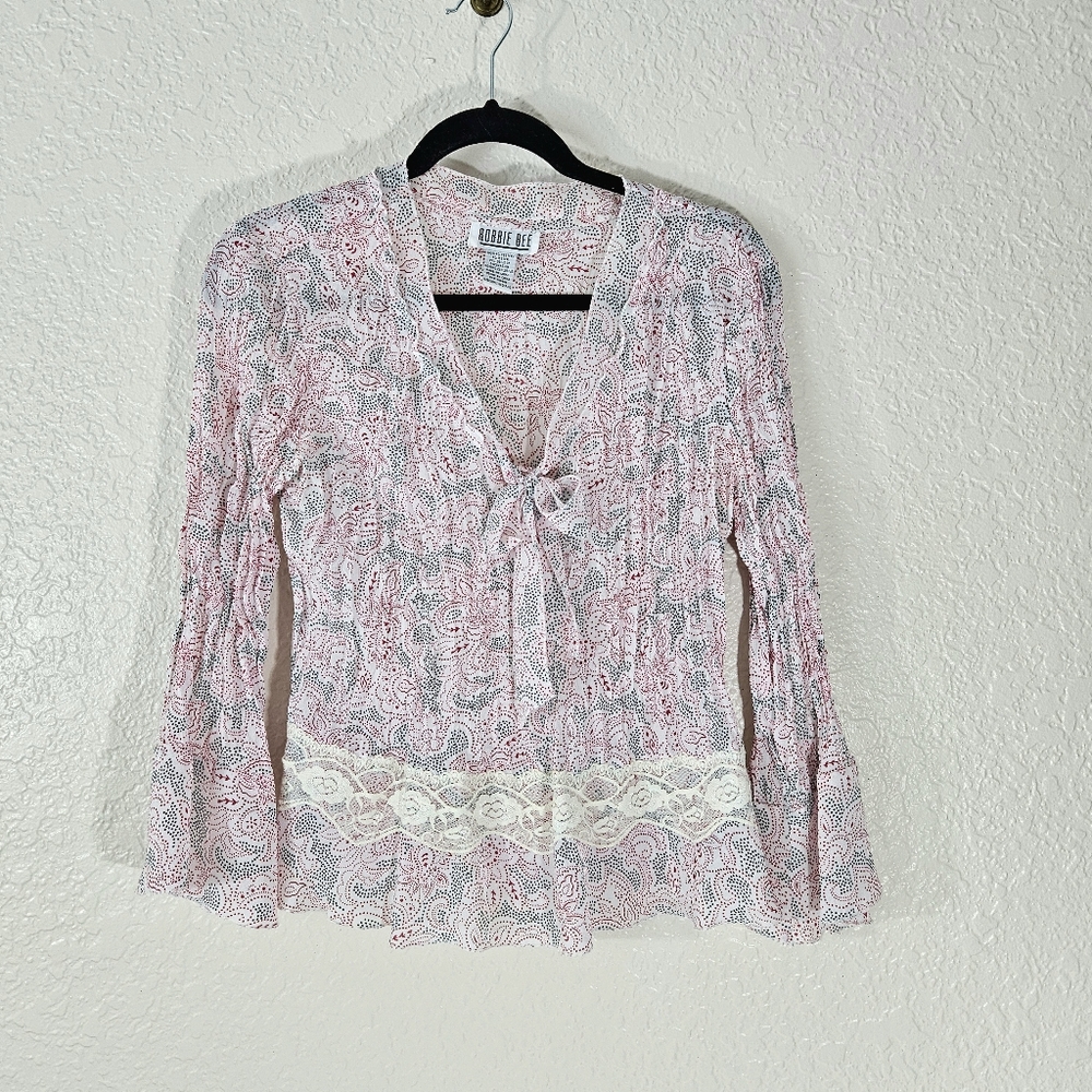 Bobbie Bee Bell Sleeve Blouse - Picture 10 of 13